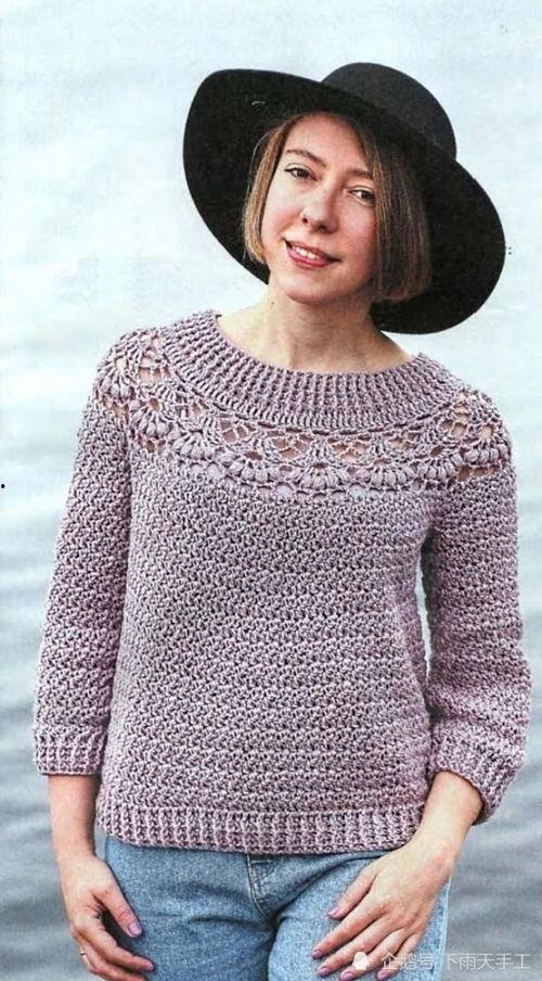 钩针成人镂空衫教程视频,轻松制作时尚镂空衫